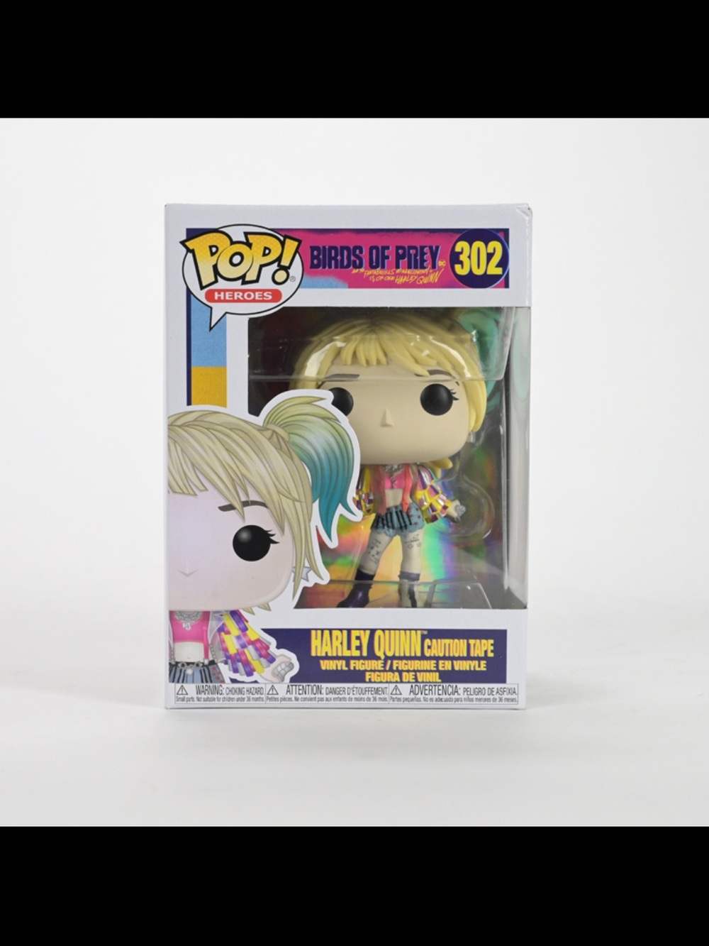 Funko Pop Harley Quinn Caution Tape #302 Birds of Prey DC - Picture 1 of 5